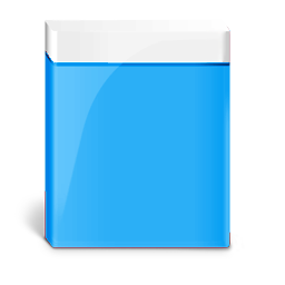 HDD Blue Icon 256x256 png